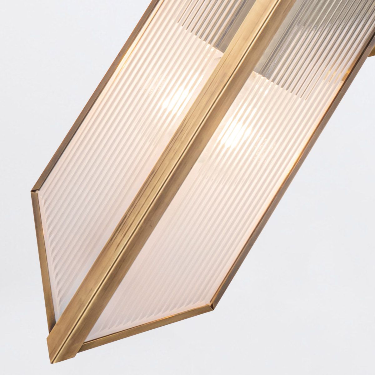 Quintiesse Cairo 2 Light Wall Light - Vintage Brass