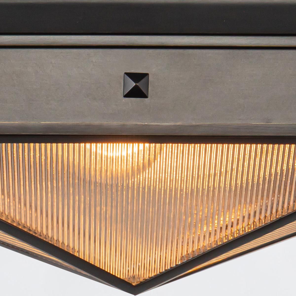 Quintiesse Cairo 2 Light Flush - Urban Bronze