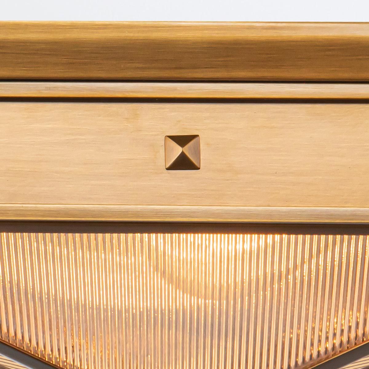 Quintiesse Cairo 2 Light Flush - Vintage Brass