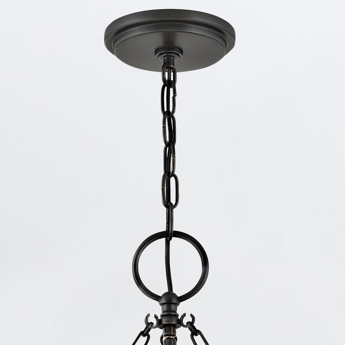 Quintiesse Chance 3 Light Pendant - Blackened Brass