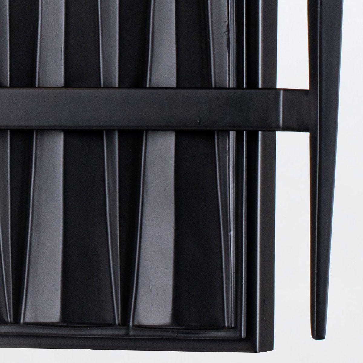 Quintiesse Crest 2 Light Wall Light - Matte Black