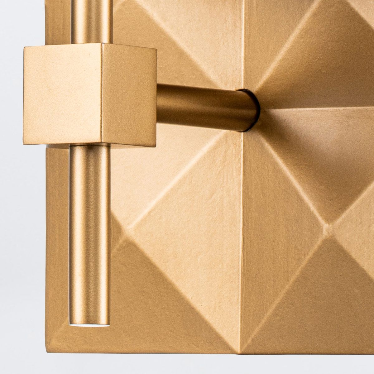 Quintiesse Deco 1 Light Wall Light - Lacquered Gold