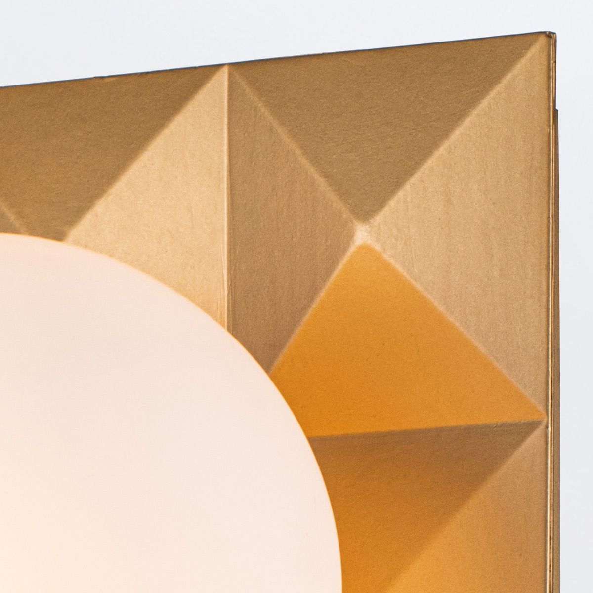 Quintiesse Deco 1 Light Wall Light - Lacquered Gold