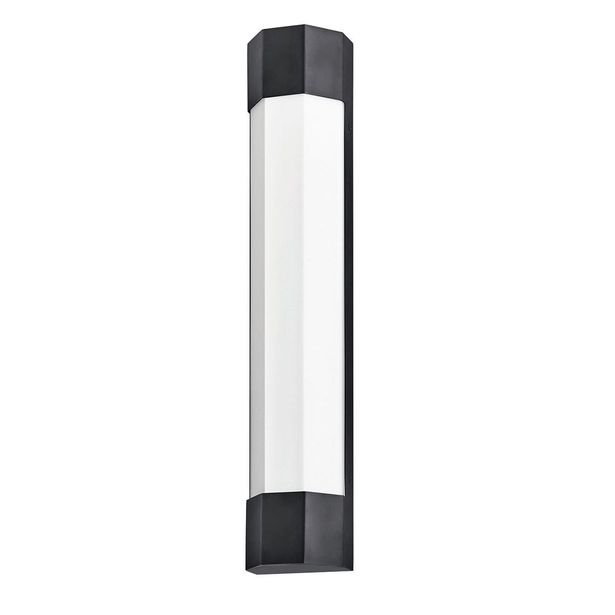 Quintiesse Facet Large LED Wall Light - Matte Black