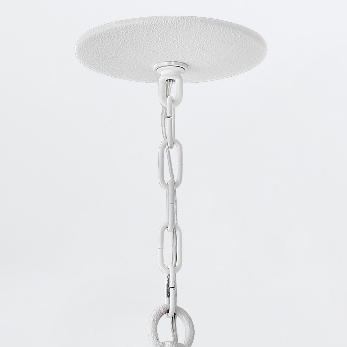 Quintiesse Flora 6 Light Chandelier - Textured Plaster