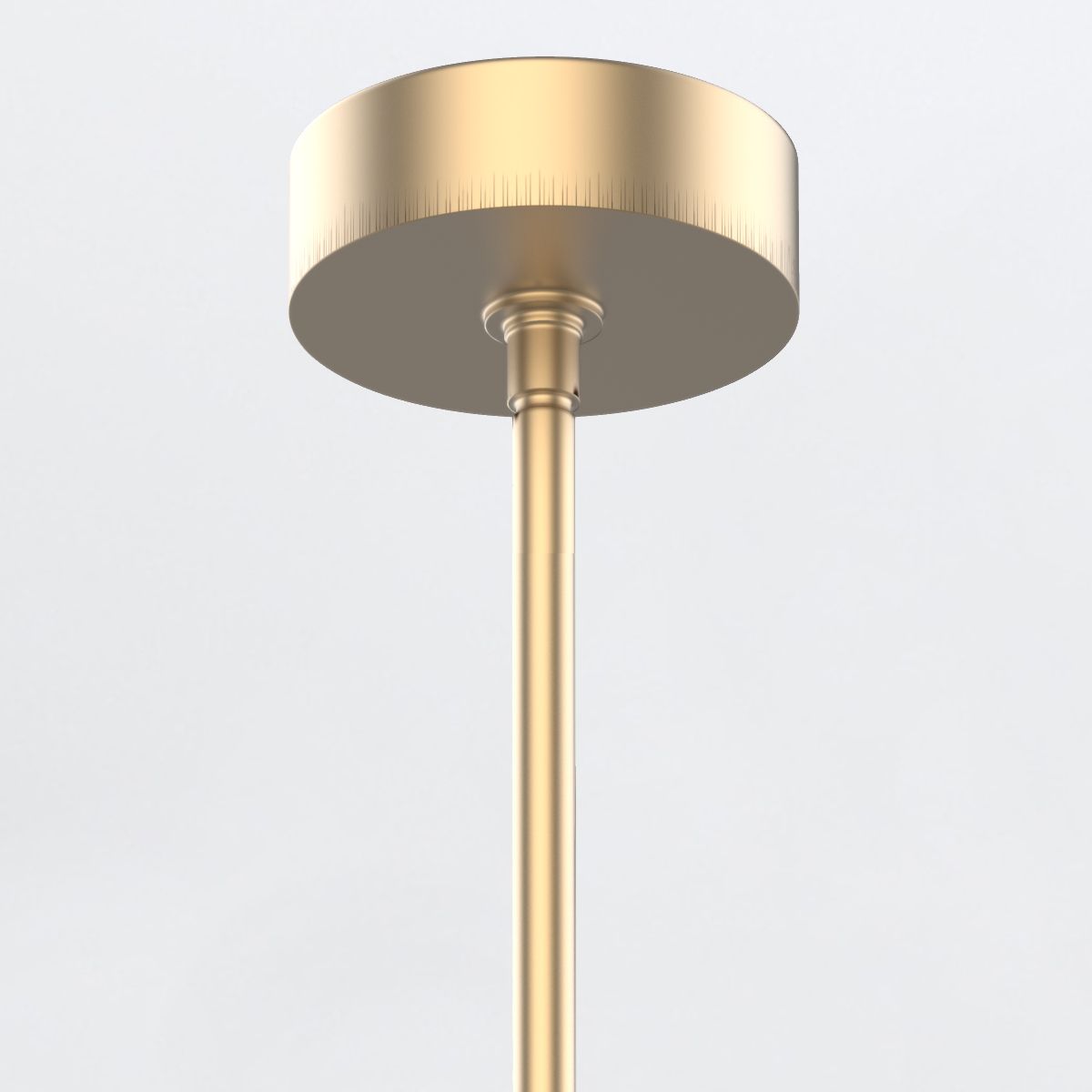 Quintiesse Floriana 8 Leaf LED Chandelier Large - Natural Brass