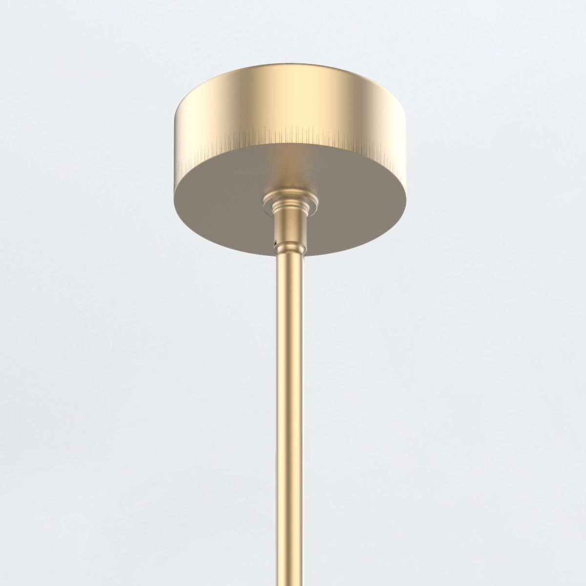 Quintiesse Floriana 5 Leaf LED Chandelier Small - Natural Brass