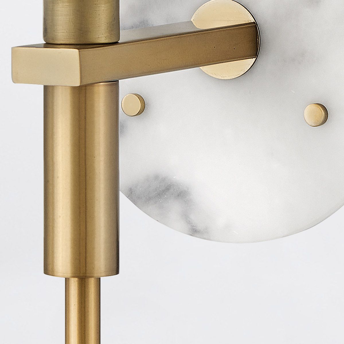 Quintiesse Gilda 1 Light Wall Light - Heritage Brass