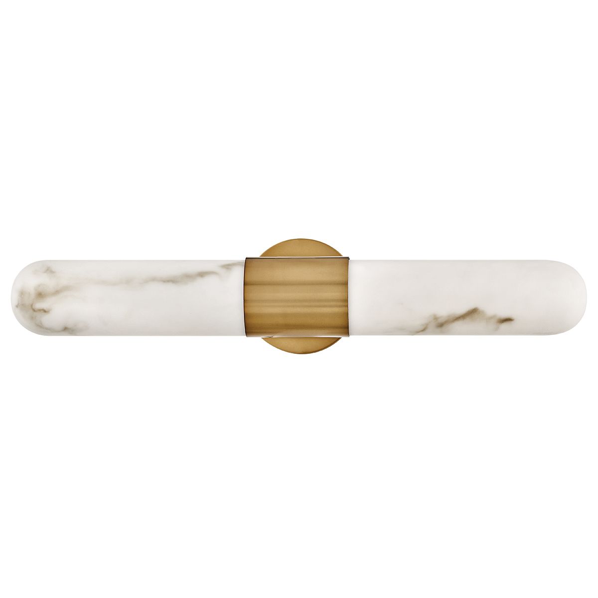 Quintiesse Ibiza Large LED Wall Light - Heritage Brass