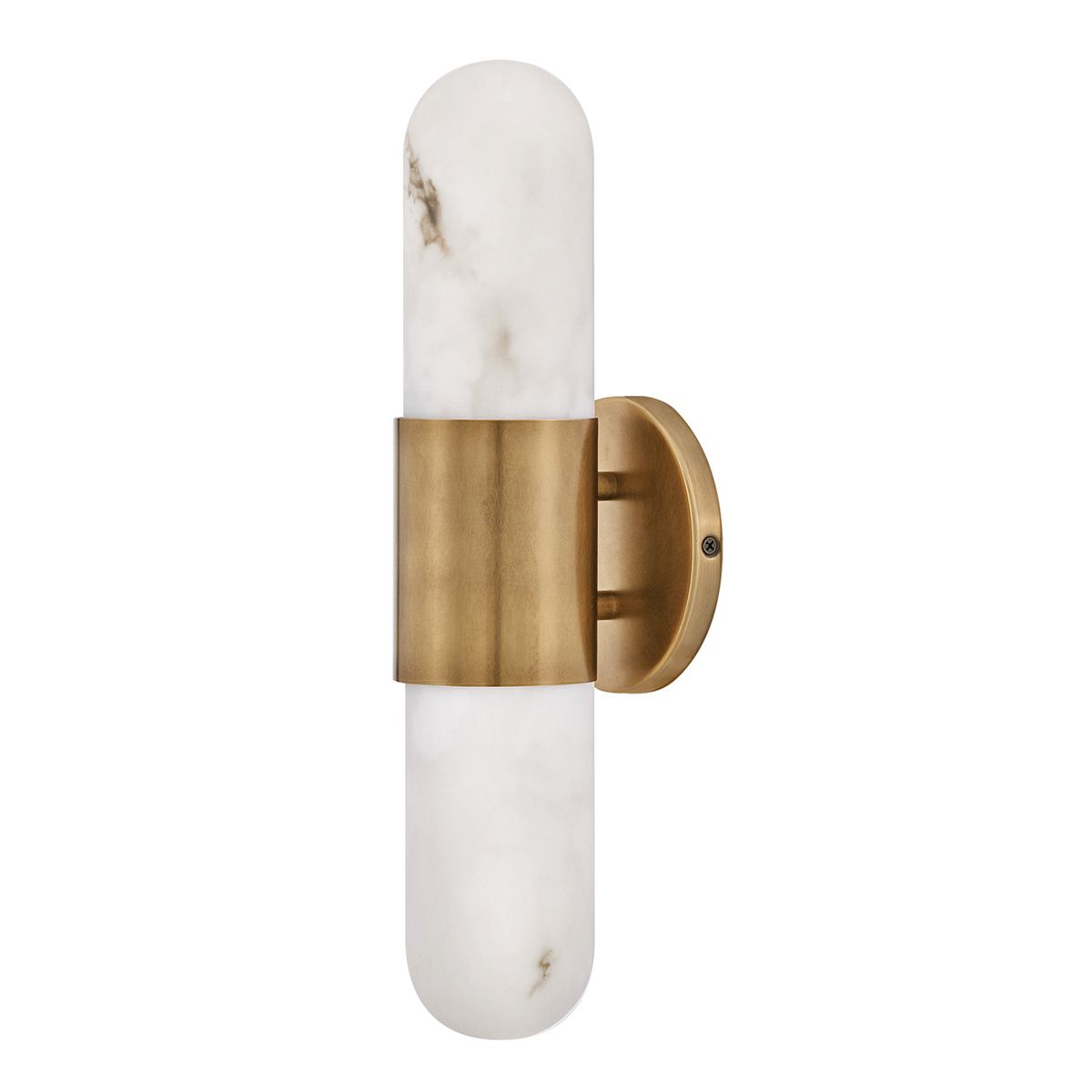 Quintiesse Ibiza Medium LED Wall Light - Heritage Brass