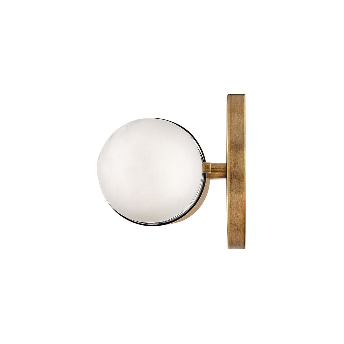 Quintiesse Ibiza Medium LED Wall Light - Heritage Brass