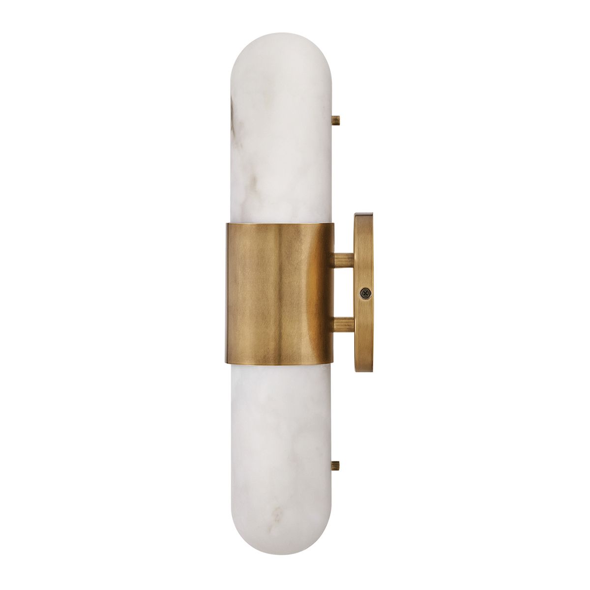 Quintiesse Ibiza Medium LED Wall Light - Heritage Brass
