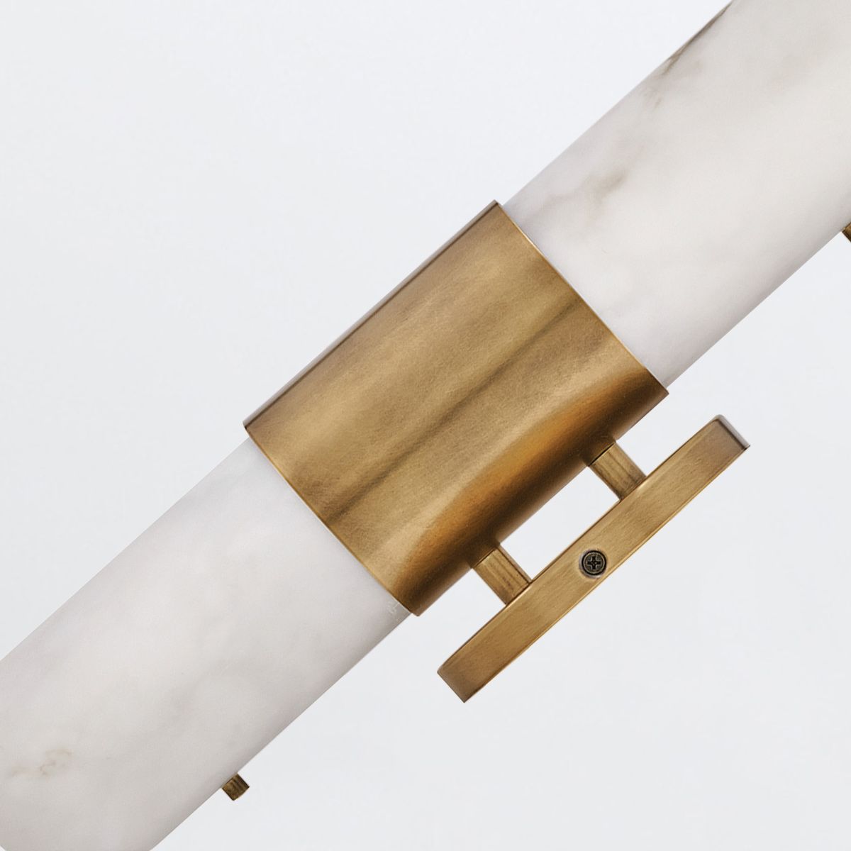 Quintiesse Ibiza Medium LED Wall Light - Heritage Brass