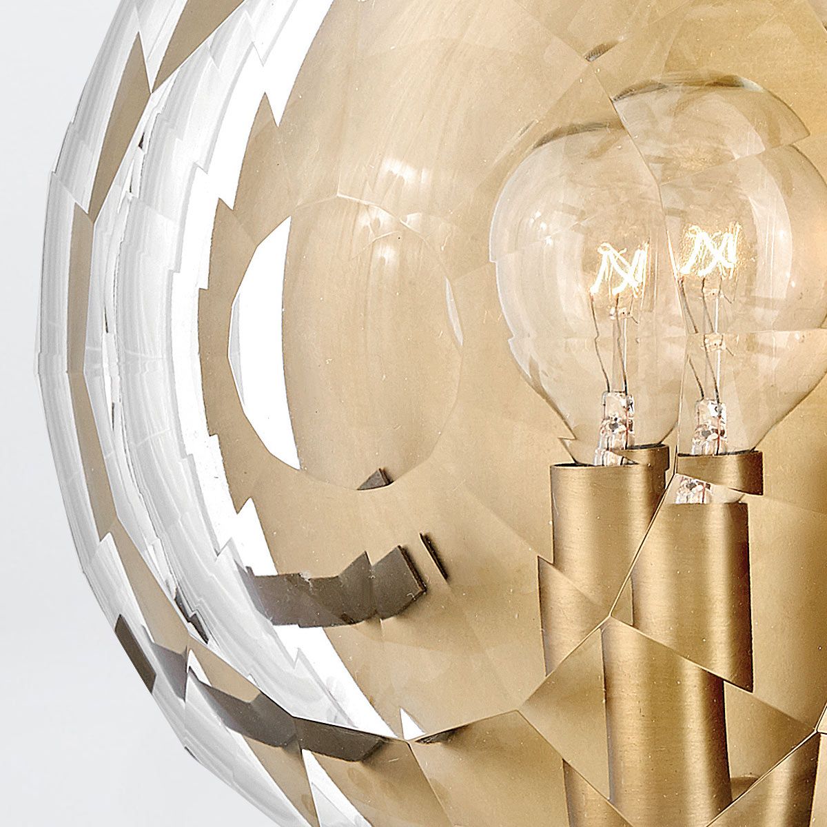 Quintiesse Leo 1 Light Wall Light - Heritage Brass