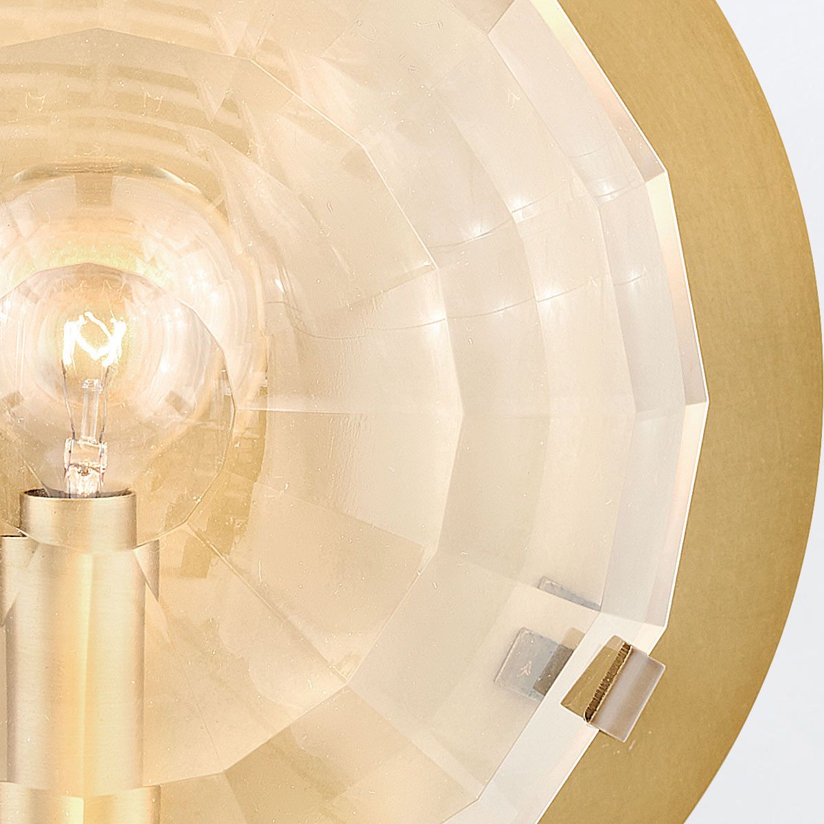 Quintiesse Leo 1 Light Wall Light - Heritage Brass