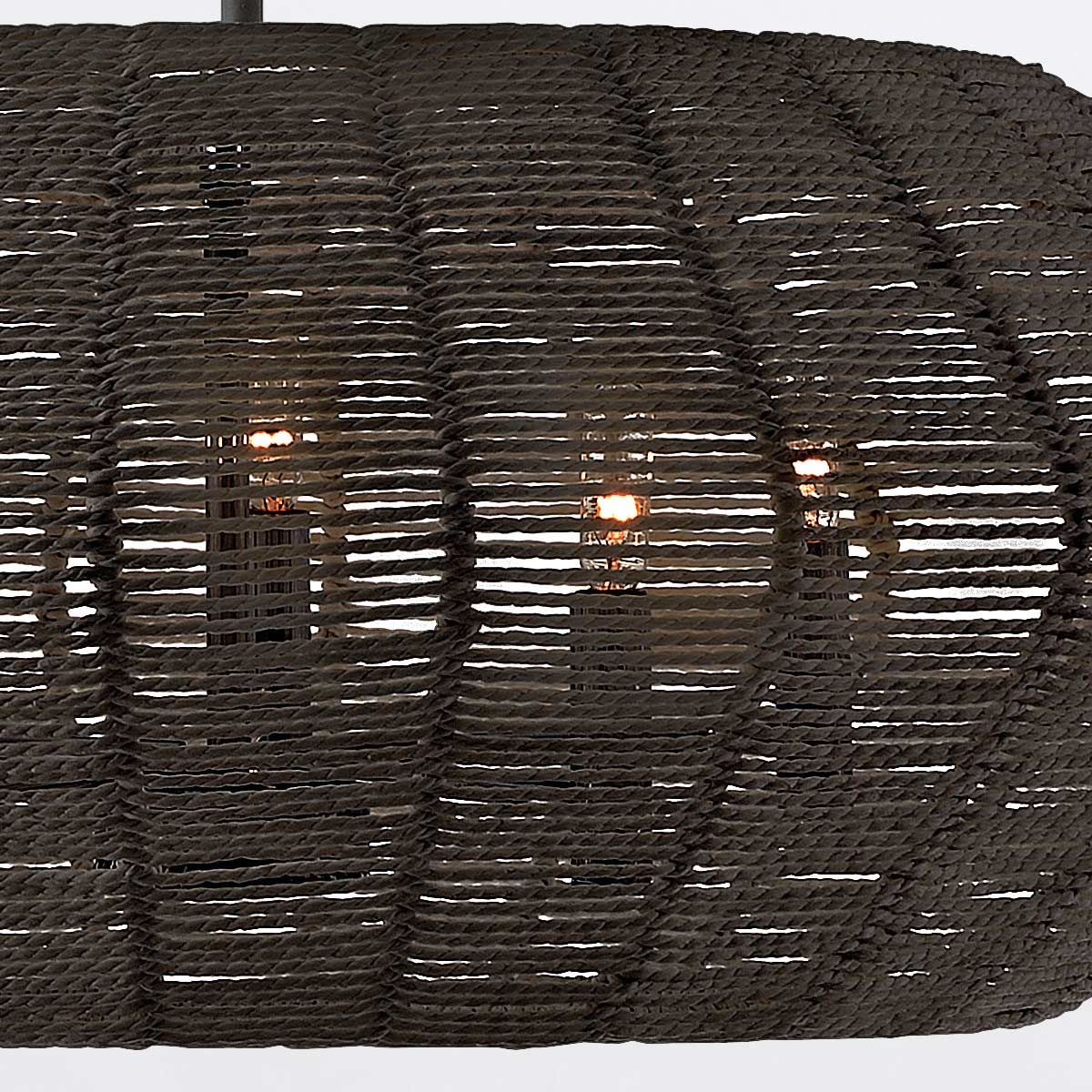 Quintiesse Luca 5 Light Duo-Mount Pendant - Black