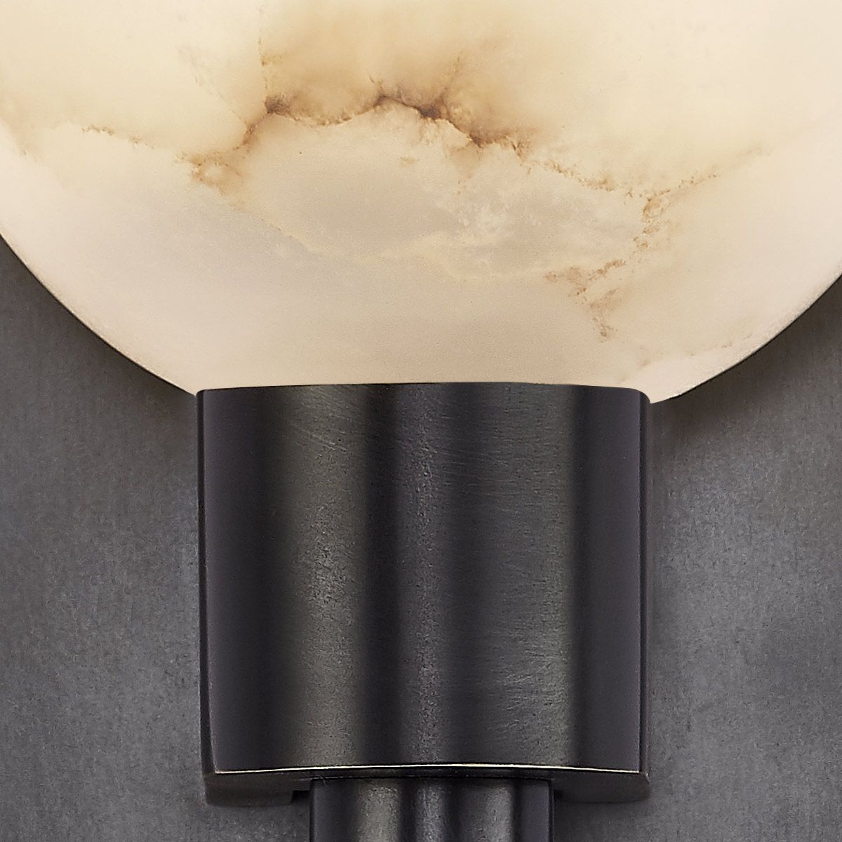 Quintiesse Lucian 1 Light Wall Light - Urban Bronze