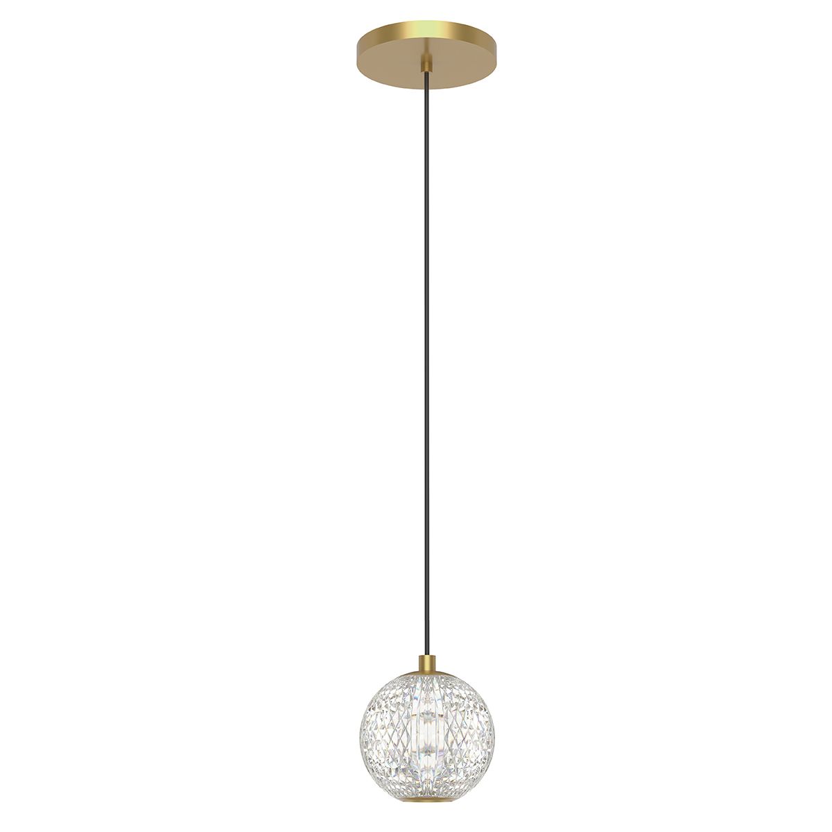 Quintiesse Marni Mini LED Pendant - Natural Brass