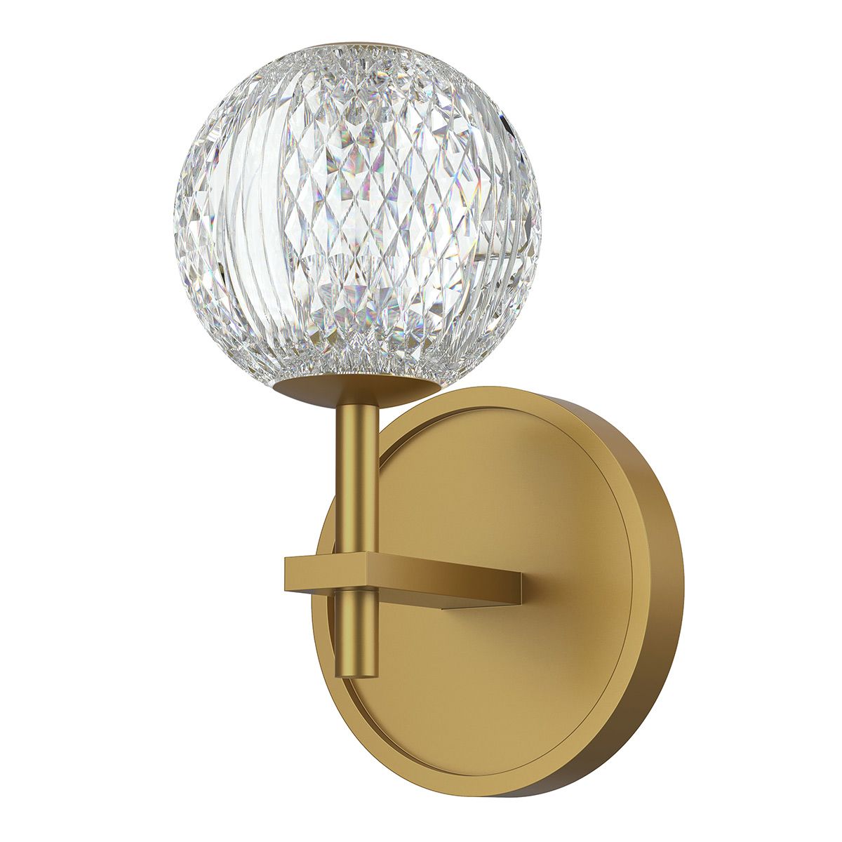 Quintiesse Marni LED Wall Light - Natural Brass