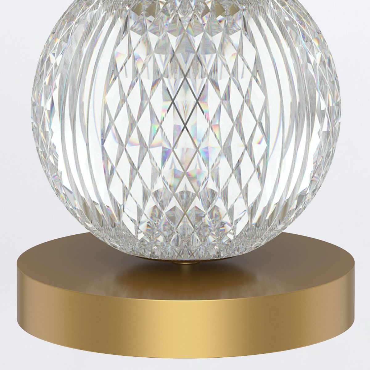 Quintiesse Marni Medium LED Table Lamp - Natural Brass