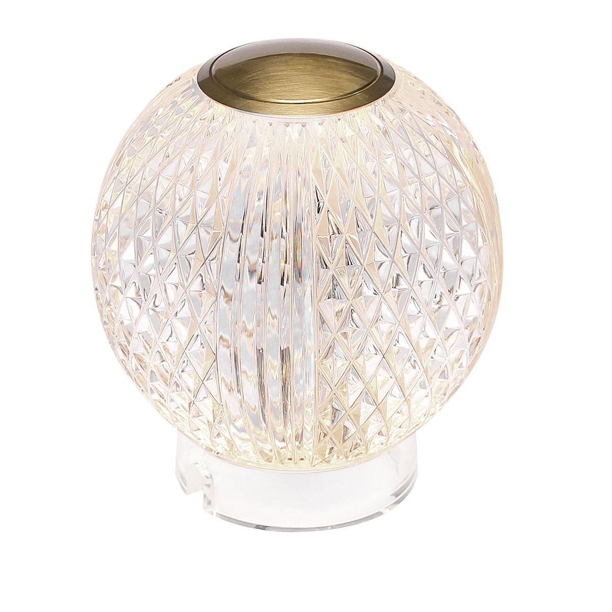 Quintiesse Marni Small LED Table Lamp - Natural Brass