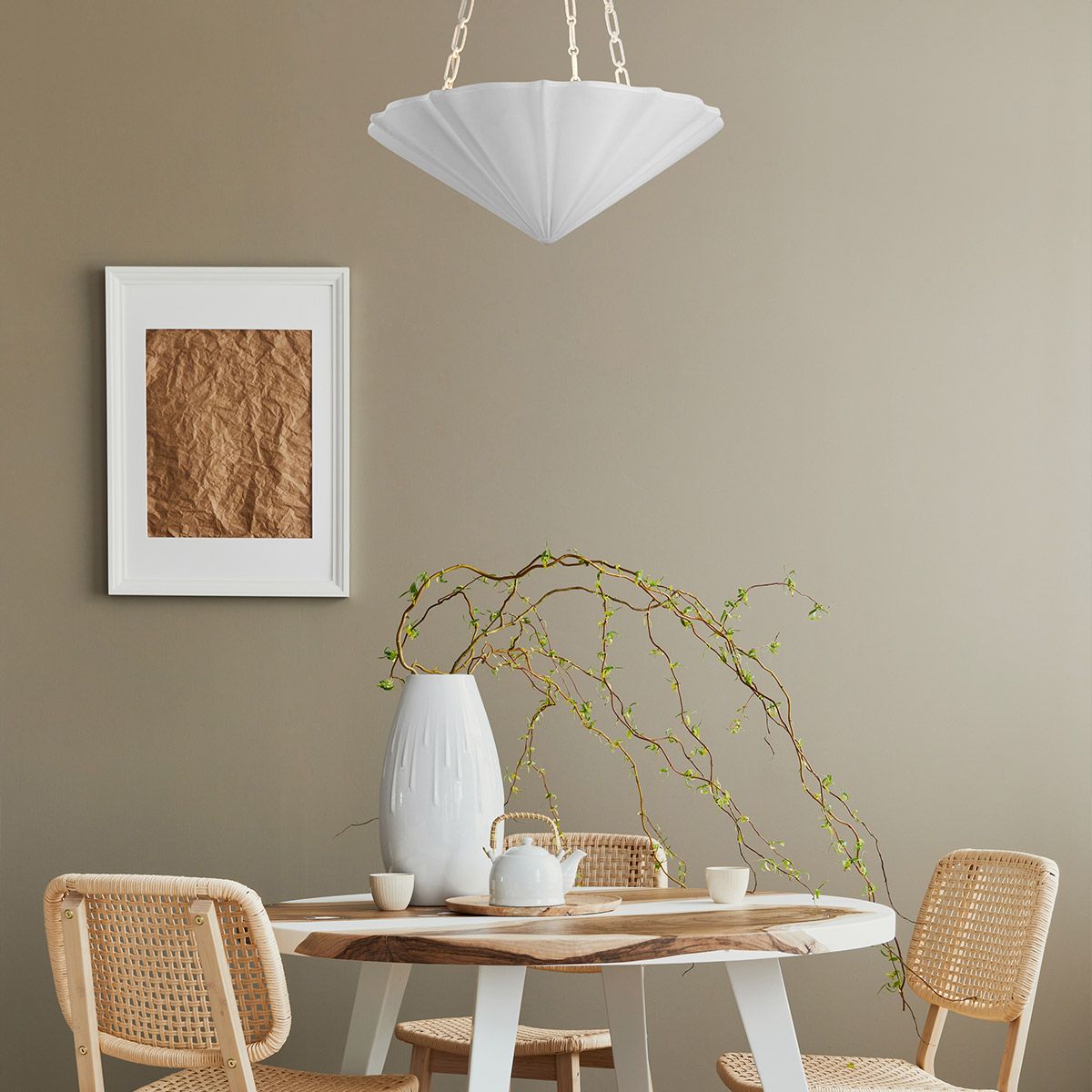 Quintiesse Martine 3 Light Pendant - Antique White