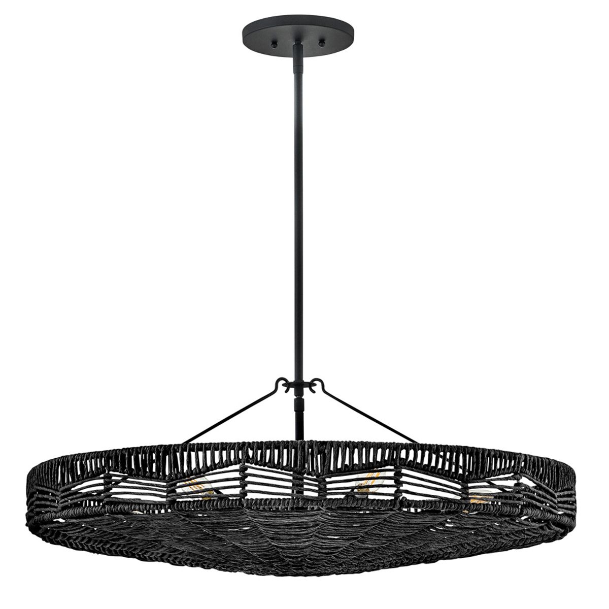 Quintiesse Ophelia 6 Light Duo Mount Pendant - Black