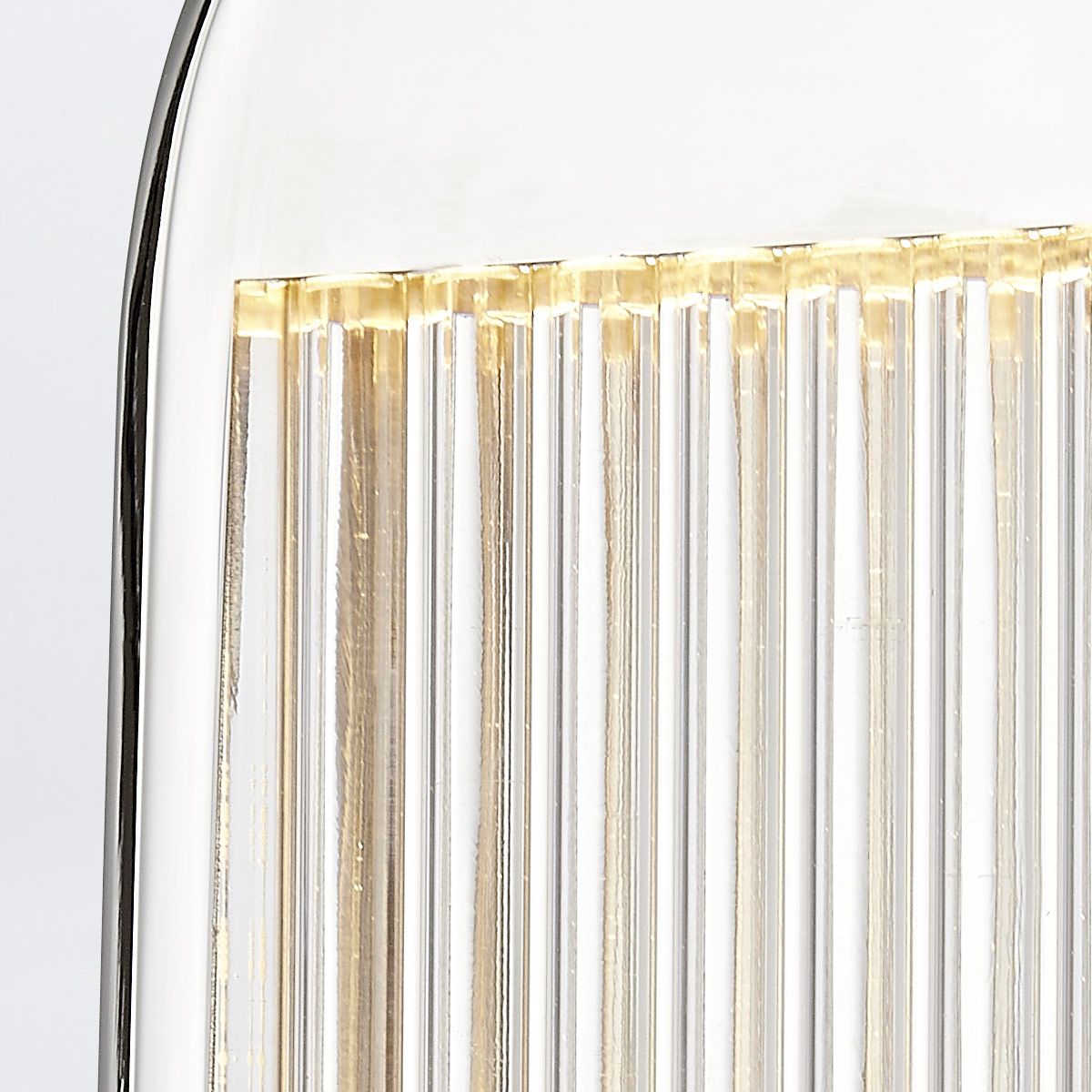 Quintiesse Palais Medium LED Wall Light - Polished Nickel