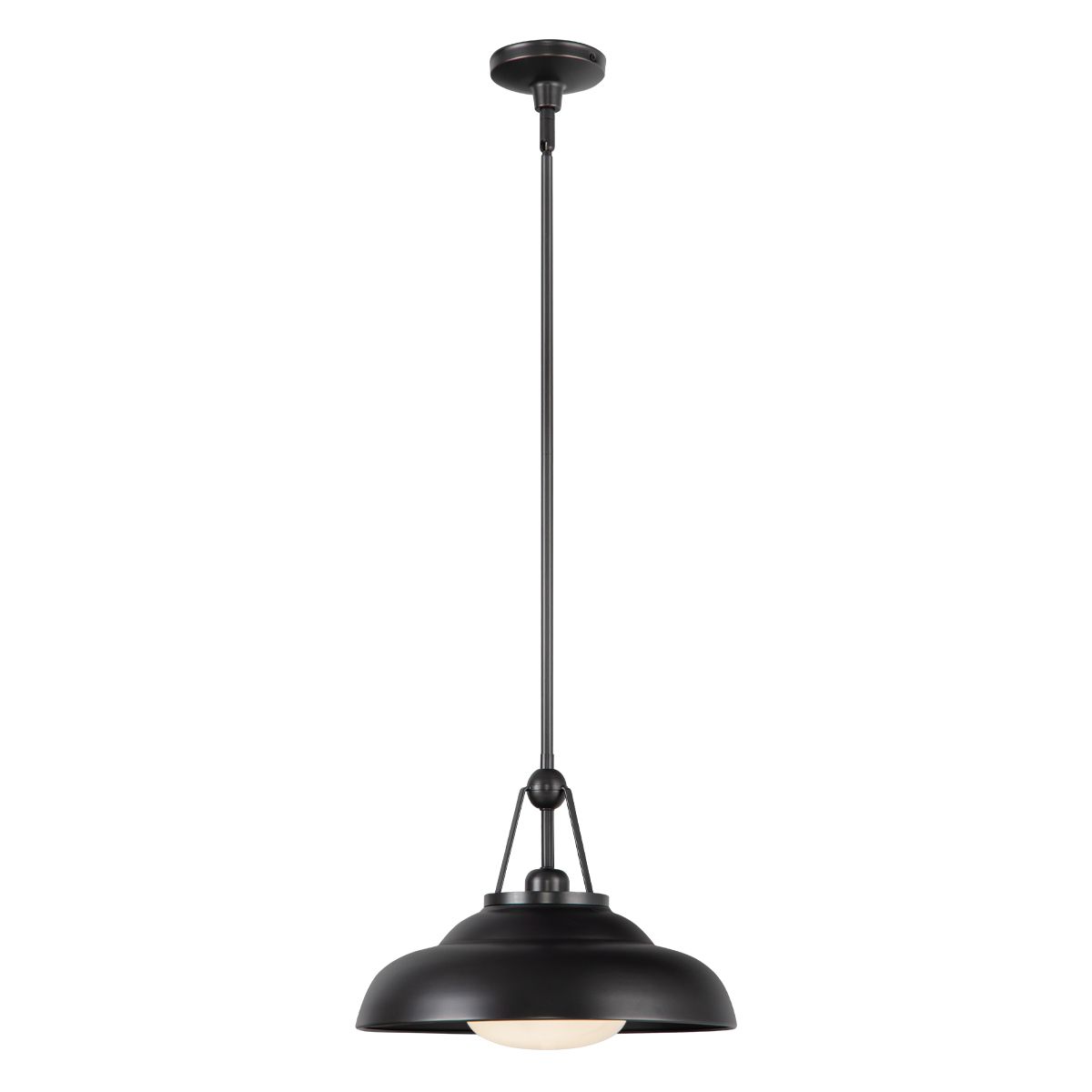 Quintiesse Palmetto 1 Light Pendant - Urban Bronze
