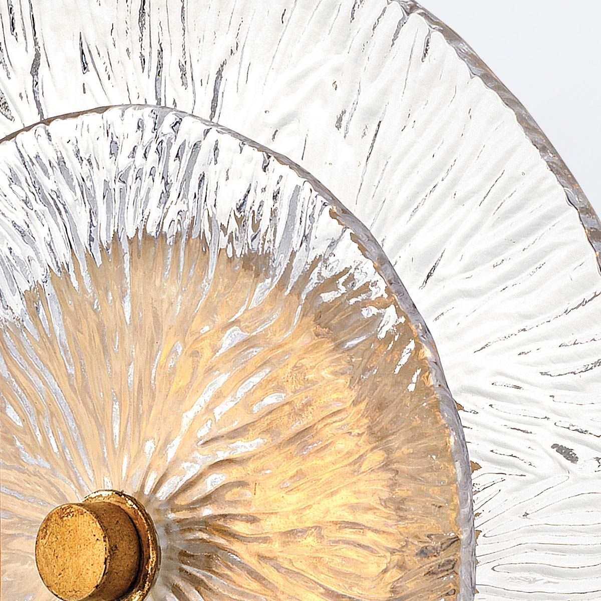 Quintiesse Rene 1 Light Wall Light - Distressed Brass