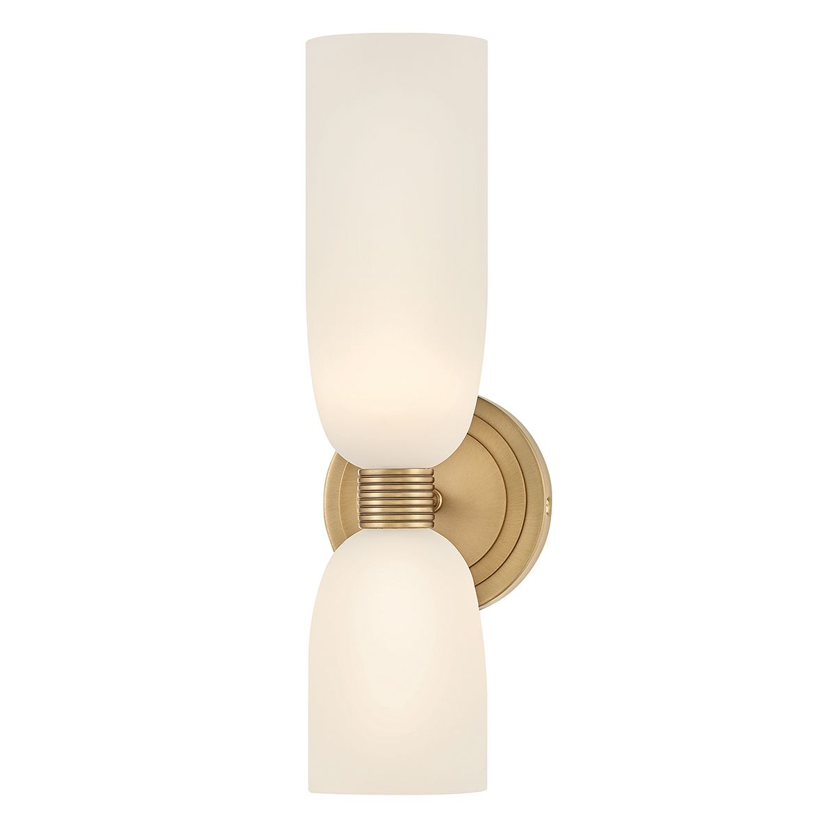 Quintiesse Tallulah 2 Light Wall Light - Lacquered Brass