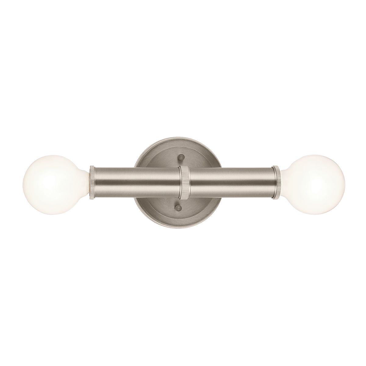 Quintiesse Torche 2 Light Wall Light - Brushed Nickel