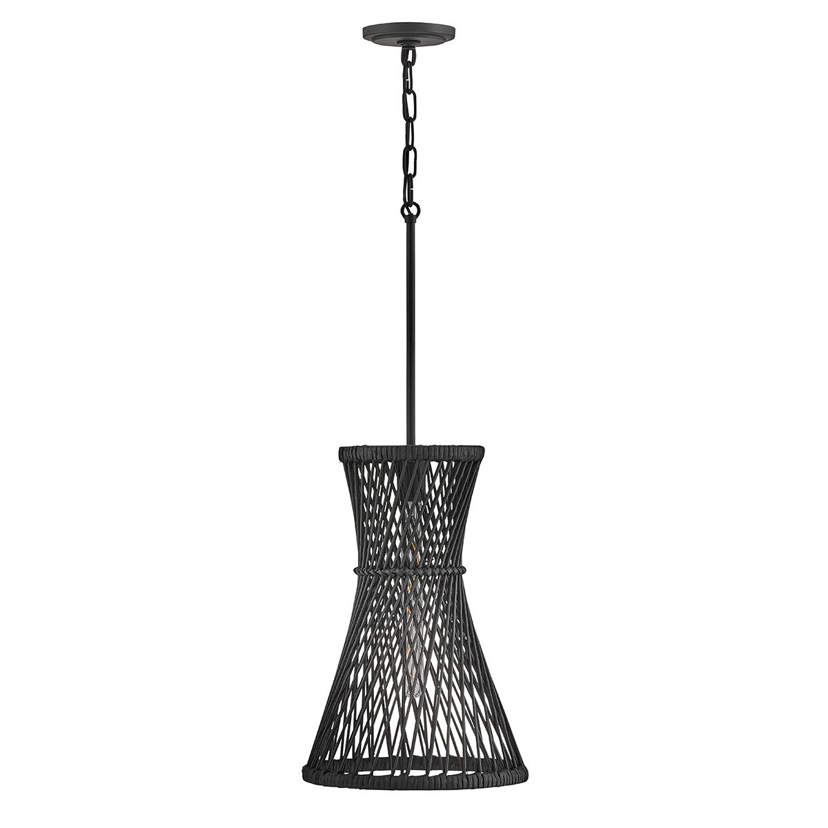 Quintiesse Twyla 1 Light Pendant - Black