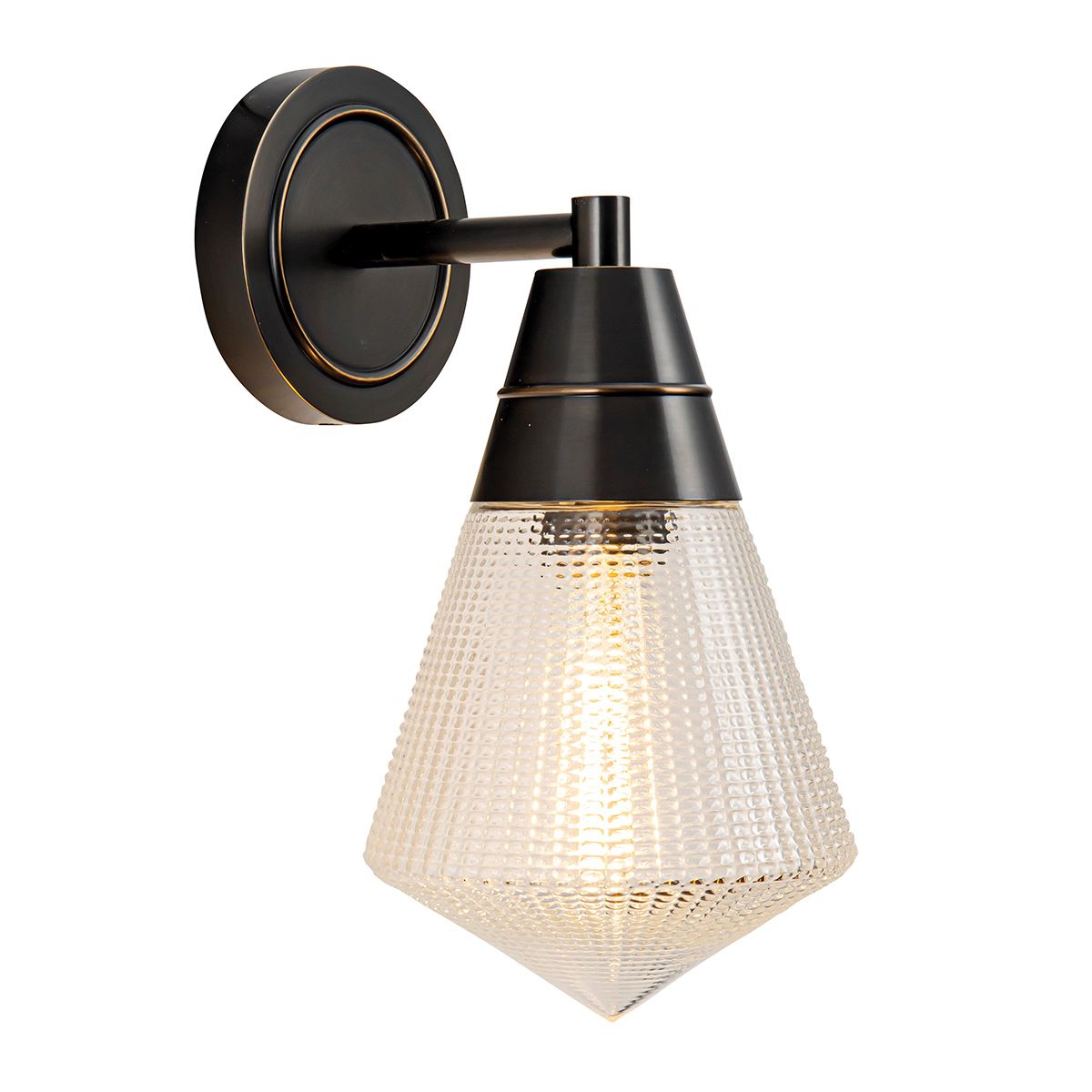 Quintiesse Willard 1 Light Wall Light - Urban Bronze