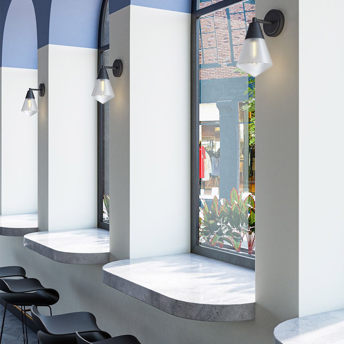 Quintiesse Willard 1 Light Wall Light - Urban Bronze