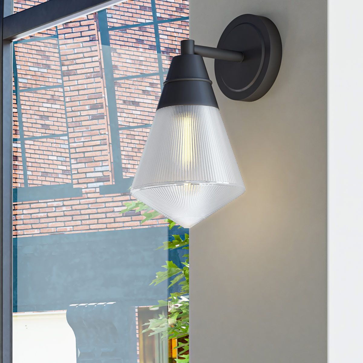 Quintiesse Willard 1 Light Wall Light - Urban Bronze