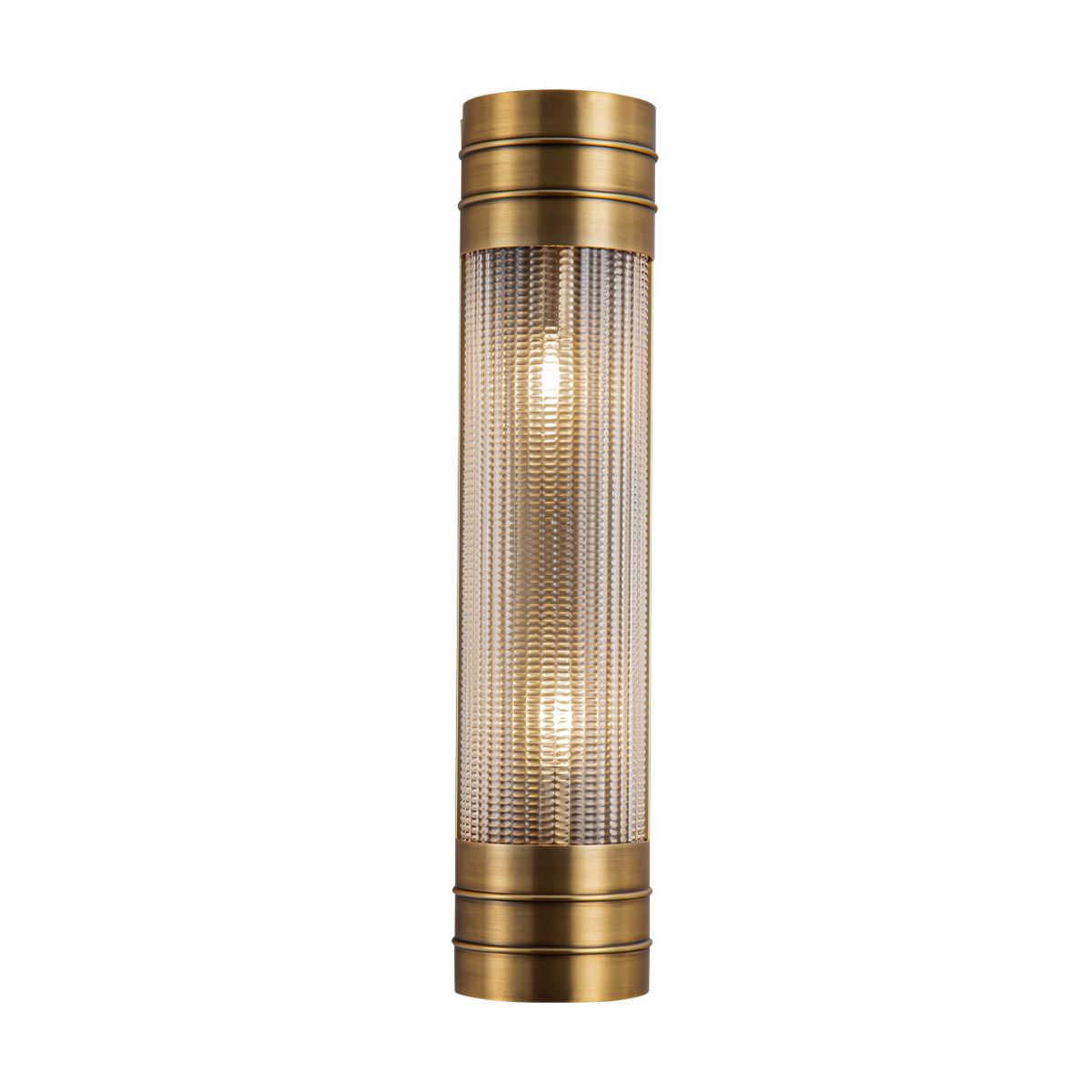 Quintiesse Willard 2 Light Linear Wall Light - Vintage Brass