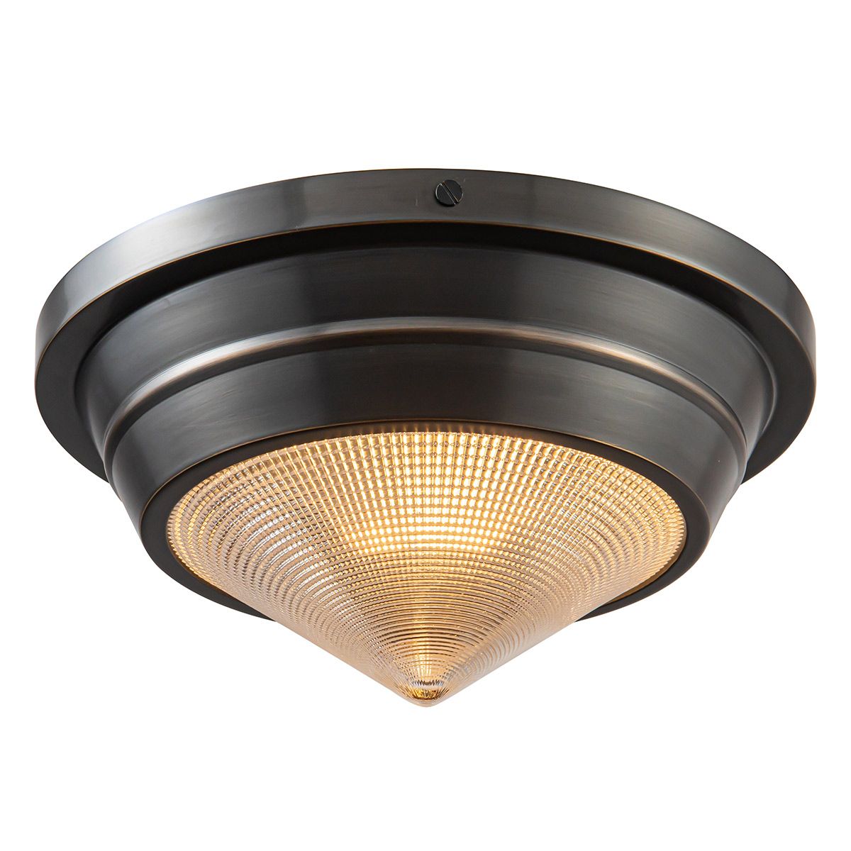 Quintiesse Willard 1 Light Small Flush - Urban Bronze