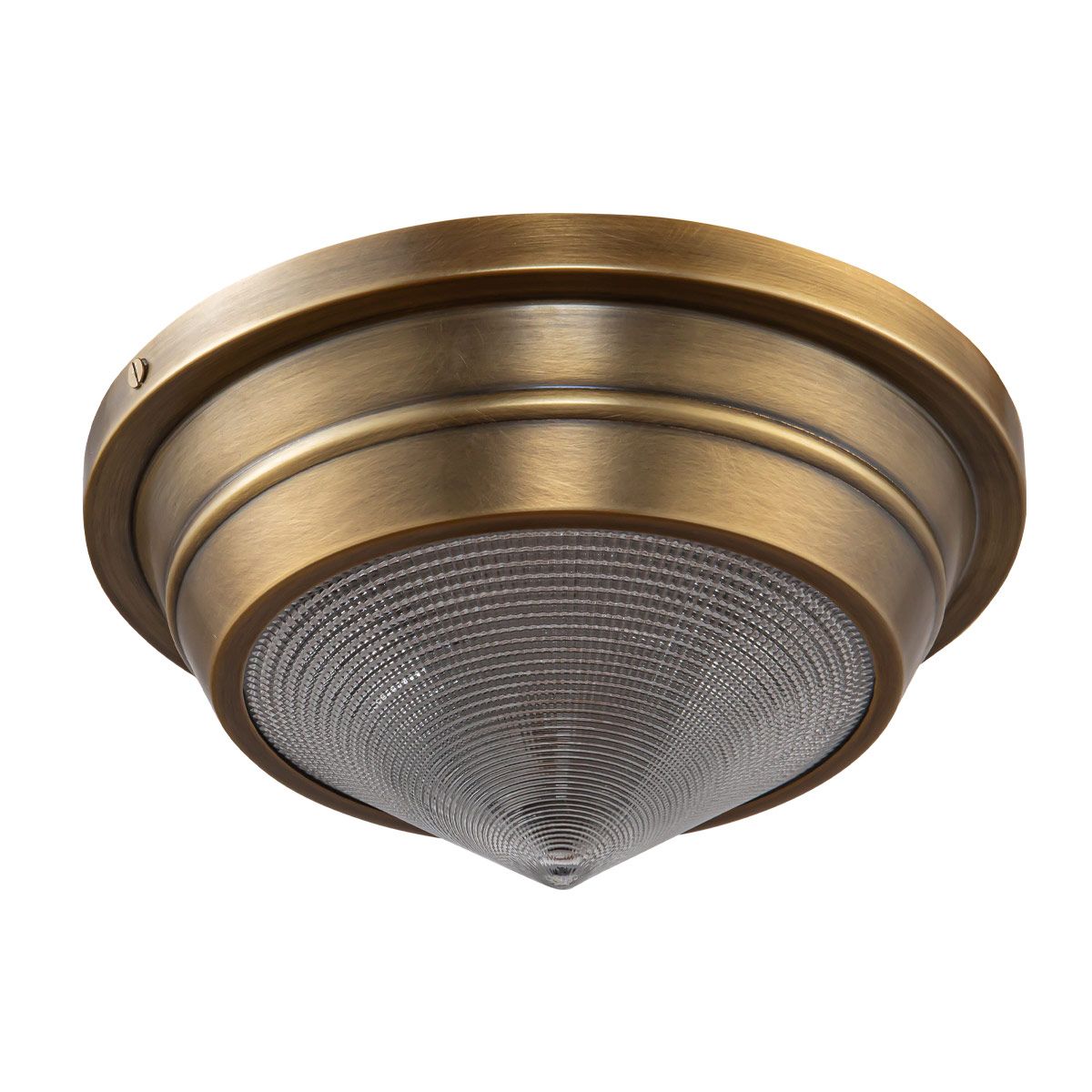 Quintiesse Willard 1 Light Small Flush - Vintage Brass