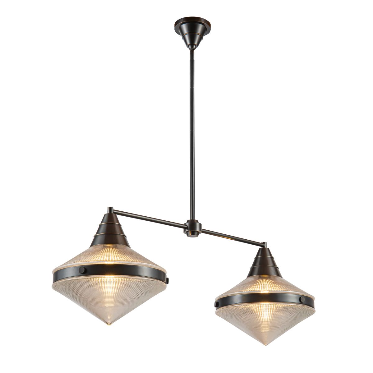 Quintiesse Willard 2 Light Linear Pendant - Urban Bronze
