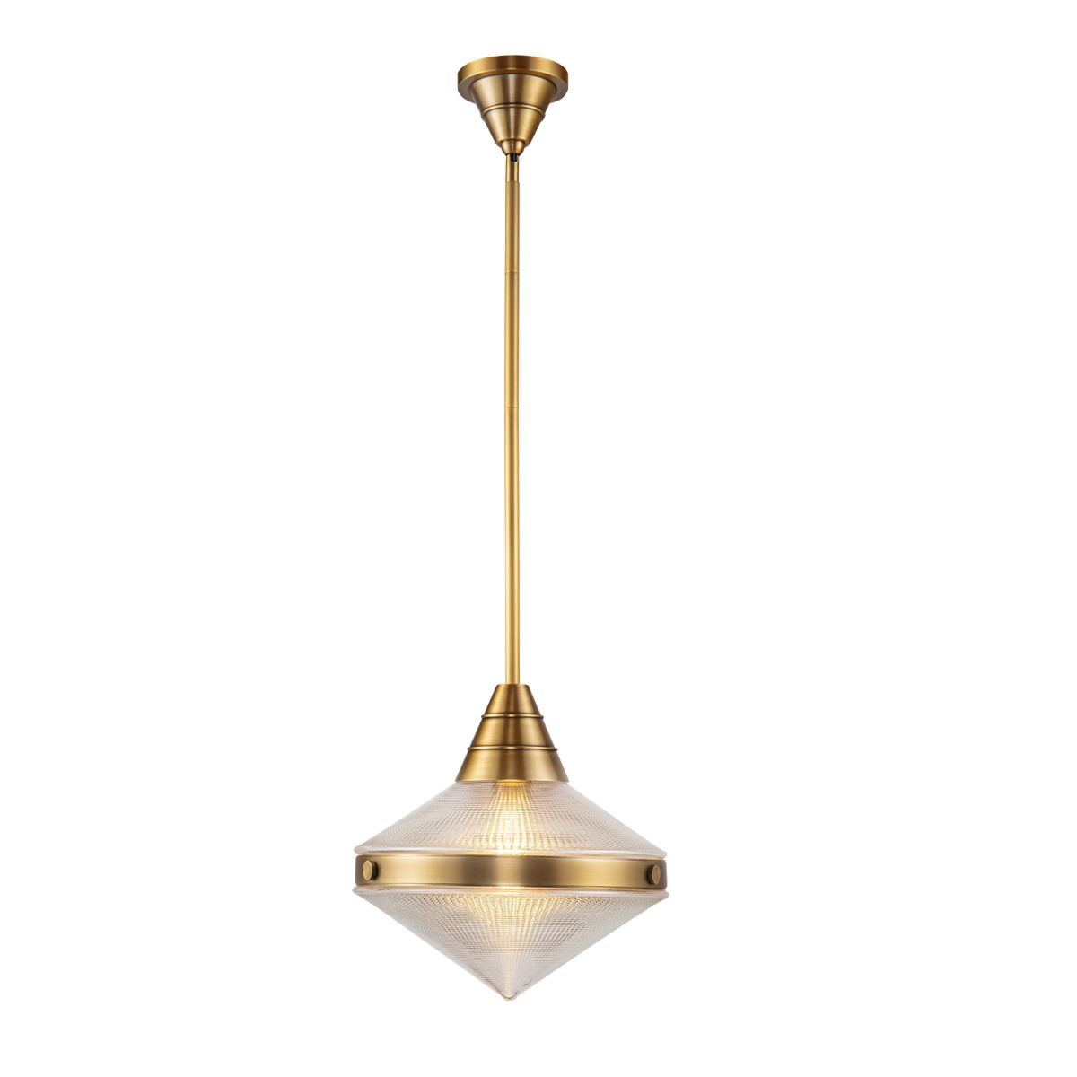 Quintiesse Willard 1 Light Pendant - Vintage Brass