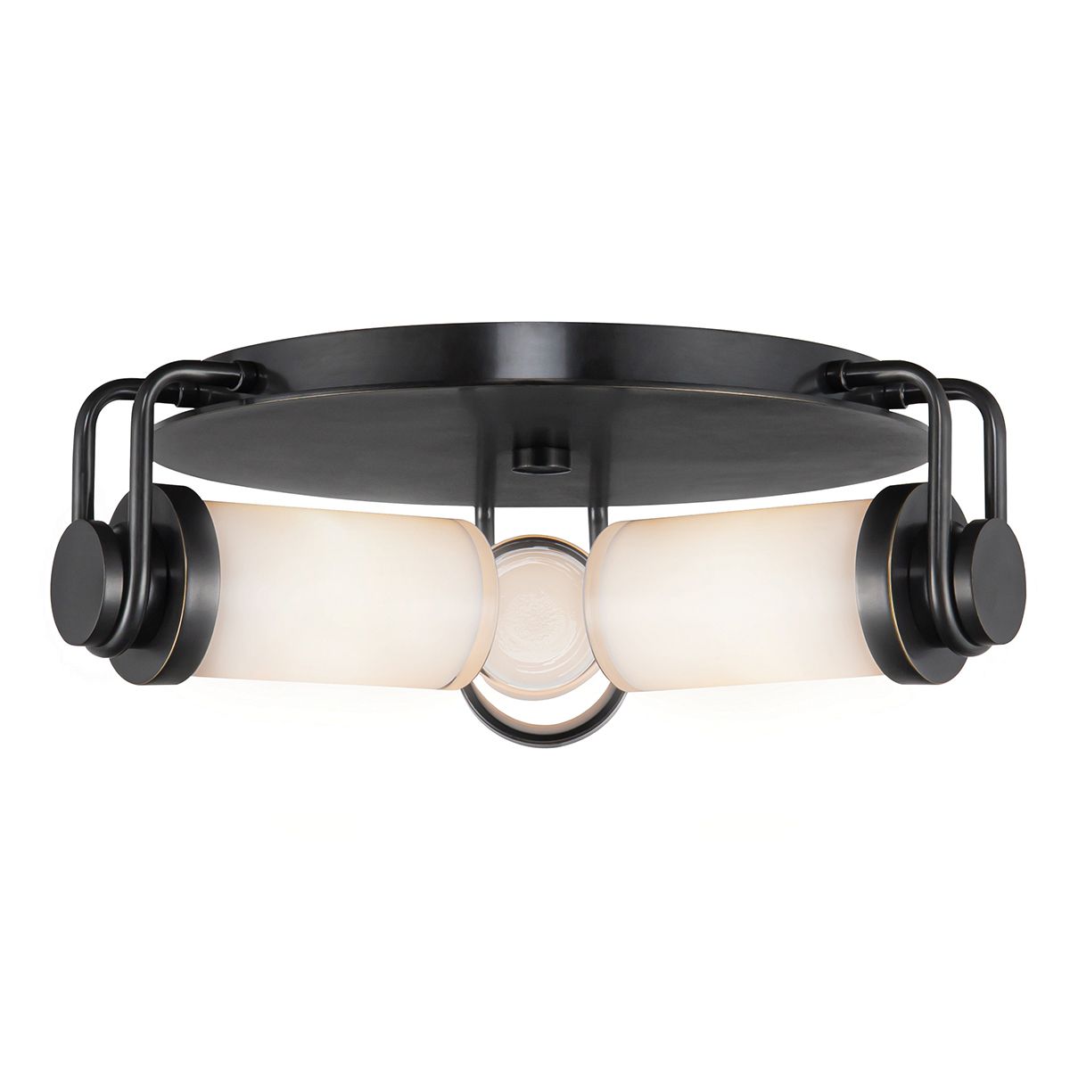 Quintiesse Wynwood 3 Light Flush - Urban Bronze