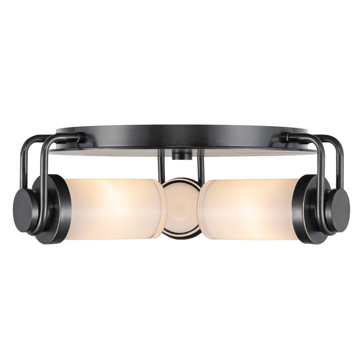 Quintiesse Wynwood 3 Light Flush - Urban Bronze
