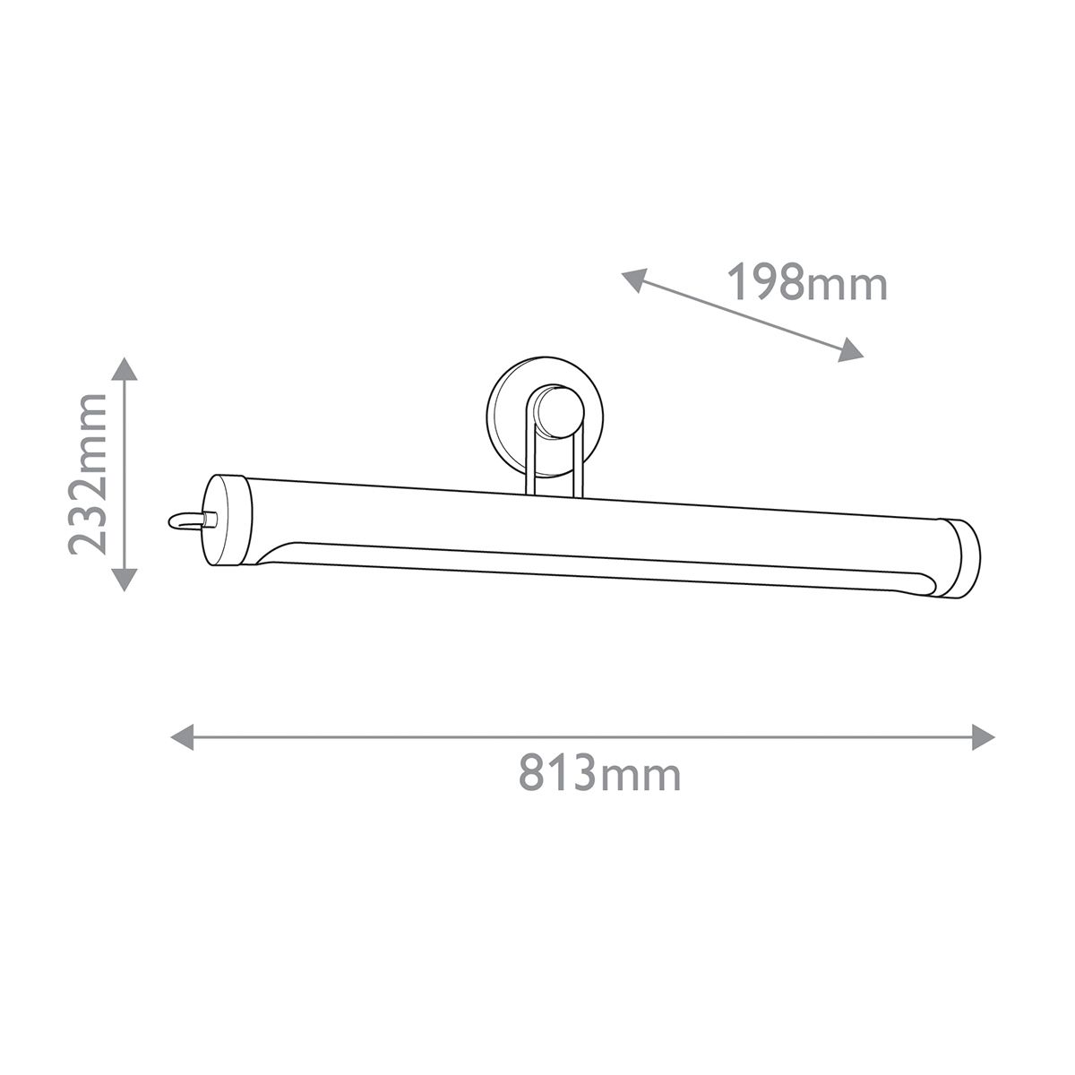 Quintiesse Wynwood 2 Light Large Picture Light - Urban Bronze