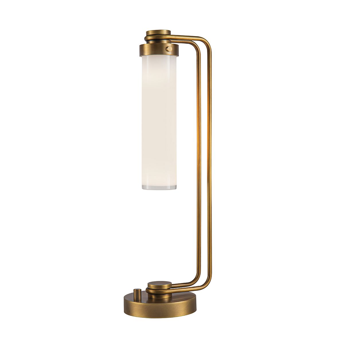 Quintiesse Wynwood 1 Light Table Lamp - Vintage Brass