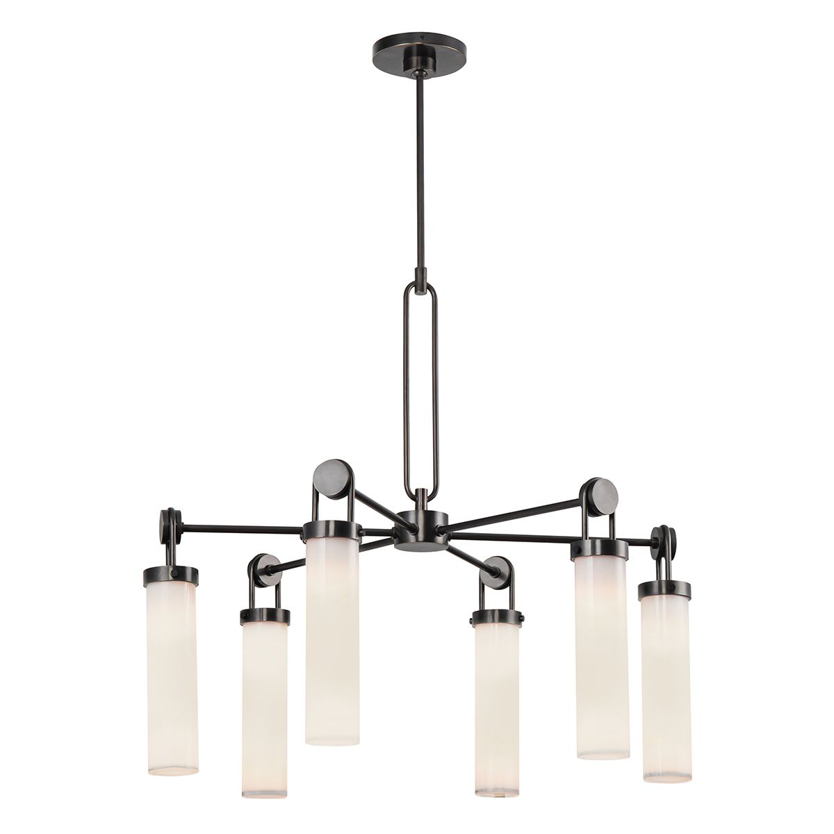 Quintiesse Wynwood 6 Light Chandelier - Urban Bronze