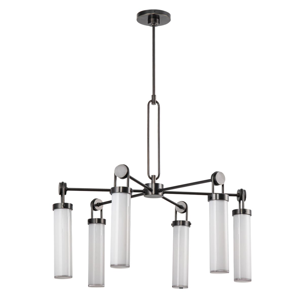 Quintiesse Wynwood 6 Light Chandelier - Urban Bronze
